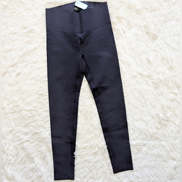 LOFT Pants - NWT Loft Navy Blue High Waisted Sliming Ponte Layering Leggings Size XXS Petite